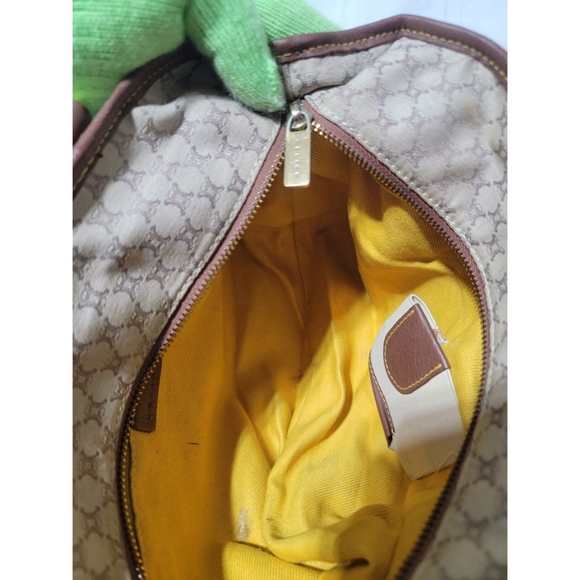 Celine Macadam Canvas and Leather Boogie Tote Bag Beige/Brown - Picture 12 of 12